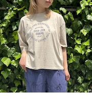 【スザンヌさんコラボ】Suuピグメント短丈ゆるTシャツ