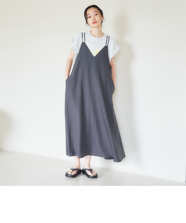 ヴィンテージツイルキャミワンピース