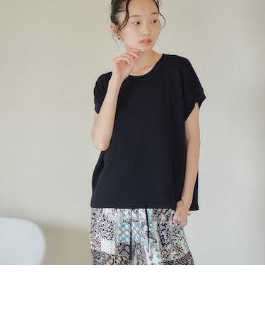 【UVカット】ドライレーヨンサマーニットプルオーバー