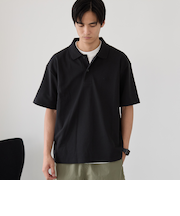 【CEC】ロゴ刺繍カノコポロシャツ