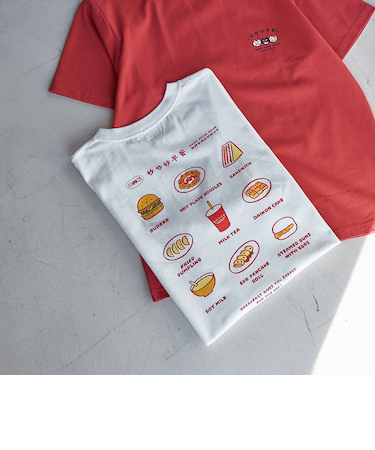 【Joanieコラボ】 台湾屋台プリントTシャツ