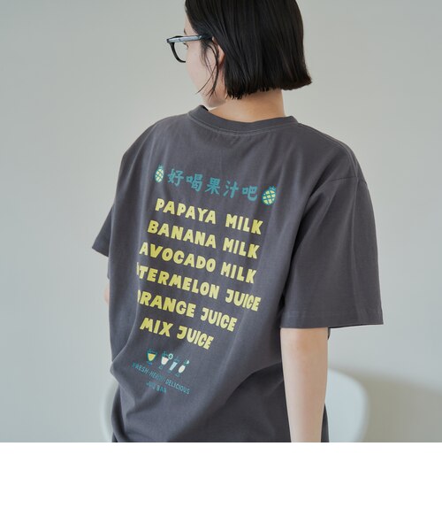 朝*オ様 【公式】超かぐや姫！台湾湾限定 Tシャツ フシ ヤチヨ Mサイズ 完売 Joanieコラボ】 台湾屋台プリントTシャツ｜コーエンの通販｜&mall