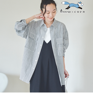 PENNEYS（ぺニーズ）別注 シアーチェックシャツ