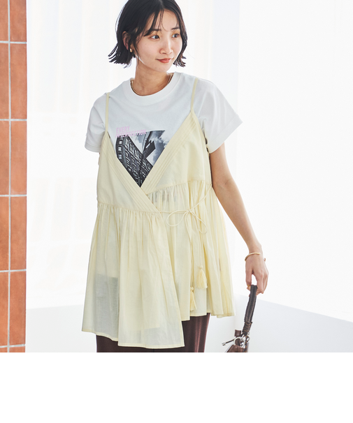 【接触冷感】フォトプリントフレンチT