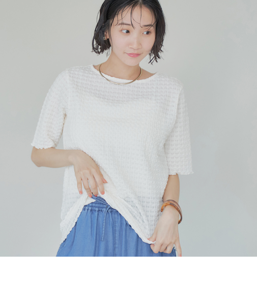 ポコポコハーフスリーブTシャツ