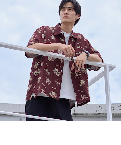 PenneysHAWAII（ペニーズハワイ）別注トロピカル柄シャツ
