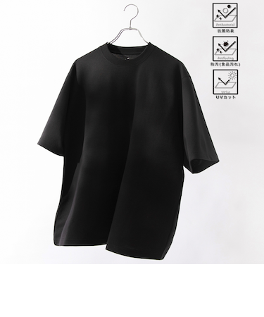 クリーンプラスTシャツ【抗菌防臭・防汚（食品汚れ）・UVカット】