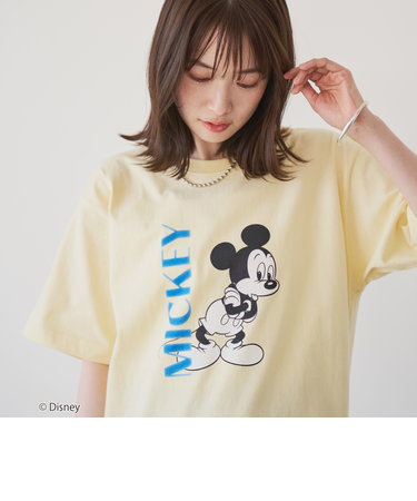 【MICKEY(ミッキー) / 別注】アソートカラフルロゴプリントユニTシャツ