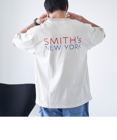 SMITH’S（スミス）別注NYプリントリンガーTシャツ