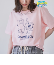 【SpongeBob / スポンジ・ボブ 別注】グラフィックプリントUNI-Tシャツ