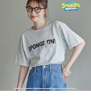 【SpongeBob / スポンジ・ボブ 別注】グラフィックプリントUNI-Tシャツ