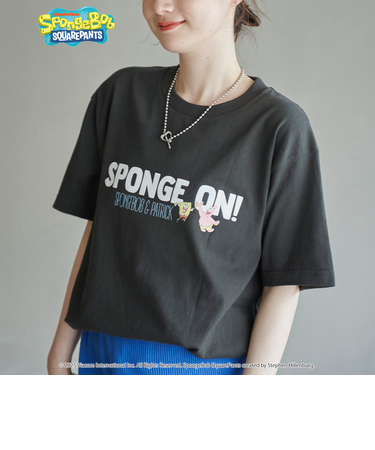 【SpongeBob / スポンジ・ボブ 別注】グラフィックプリントUNI-Tシャツ