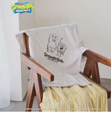 【SpongeBob / スポンジ・ボブ 別注】グラフィックプリントUNI-Tシャツ