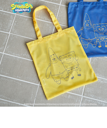 【SpongeBob / スポンジ・ボブ 別注】メッシュトートバッグ