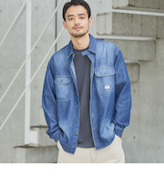 SMITH’S（スミス）別注ライトデニムシャツ