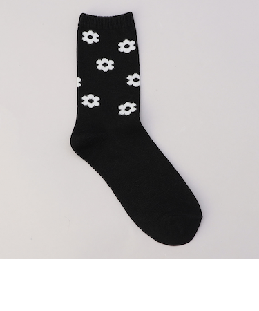 フラワージャガードソックス