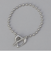 ハートマンテルボールチェーンブレスレット