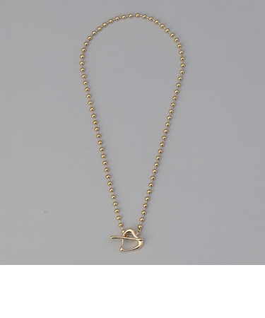 ハートマンテルボールチェーンネックレス