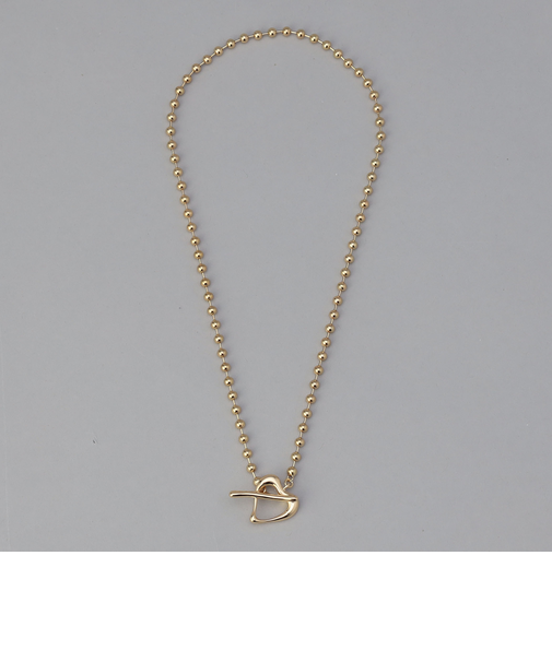 ハートマンテルボールチェーンネックレス