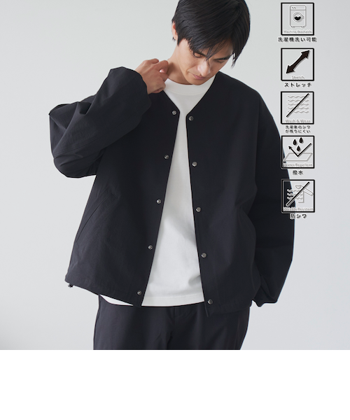 ハンズオブクリエイション　ノーカラージャケット hoc-nocolco-mo2.jpg