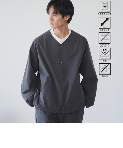 issuethings ノーカラージャケット issuethings ノーカラージャケット type04 - メルカリ