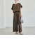 【セットアイテム】リネンタッチTブラウスセットアップ