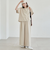 【セットアイテム】リネンタッチTブラウスセットアップ