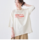 ピグメントドッキング布帛五分袖Tシャツ