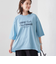 ピグメントドッキング布帛五分袖Tシャツ