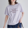 配色ロゴ刺繍Tシャツ