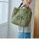 【再入荷/新色登場】ロゴ刺繍キカキルトショルダーバッグ（Mサイズ）