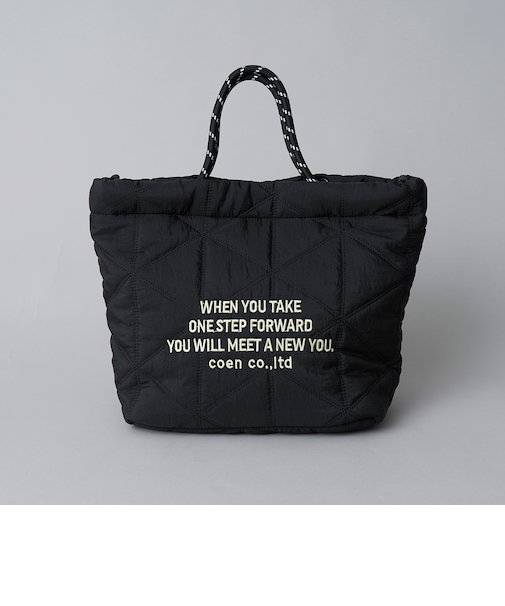 ロゴ刺繍キカキルトショルダーバッグ（Mサイズ）