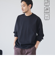 クリーンプラスロングスリーブTシャツ【抗菌防臭、防汚（食品汚れ）、UVカット】