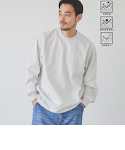 クリーンプラスロングスリーブTシャツ【抗菌防臭、防汚（食品汚れ）、UVカット】