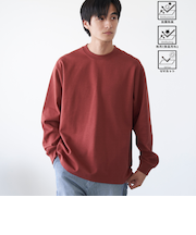 クリーンプラスロングスリーブTシャツ【抗菌防臭、防汚（食品汚れ）、UVカット】