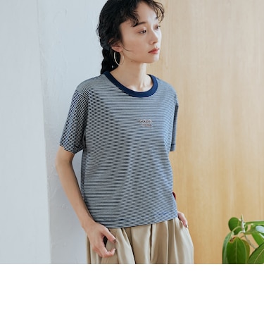 【新色登場】coen（コーエン）ロゴ刺繍コンパクトTシャツ