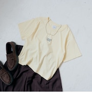 【新色登場】coen（コーエン）ロゴ刺繍コンパクトTシャツ