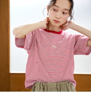 【新色登場】coen（コーエン）ロゴ刺繍コンパクトTシャツ