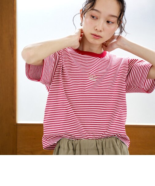 【新色登場】coen（コーエン）ロゴ刺繍コンパクトTシャツ