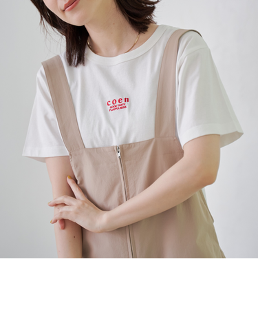 COENロゴ刺繍コンパクトTシャツ