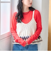 【再入荷/新色登場/WEB限定カラー/10色展開】コットンナイロンシアークルーロンT(インフルエンサー紹介アイテム)