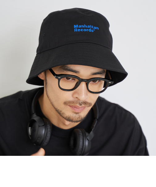 ManhattanRecords（マンハッタンレコード）別注ロゴ刺繍HAT