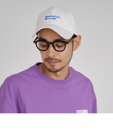 ManhattanRecords（マンハッタンレコード）別注ロゴ刺繍CAP