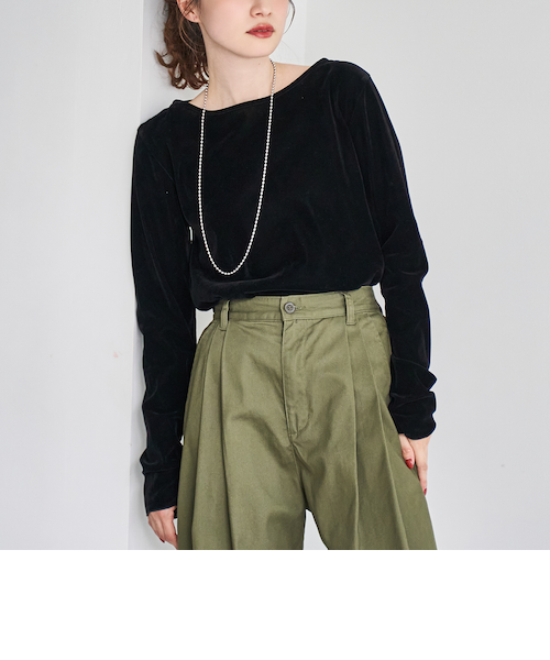 まろんさま専用　　３枚セット　ベロアカットソー トリアセテートクールベロアⅡ[027S0006331] | STYLEM FABRIC STORE