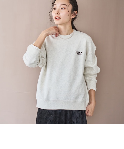 新色登場】COEN（コーエン）ロゴ刺繍 C/N裏毛スウェット｜コーエンの
