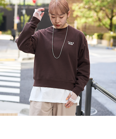 【新色登場】COEN（コーエン）ロゴ刺繍 C/N裏毛スウェット