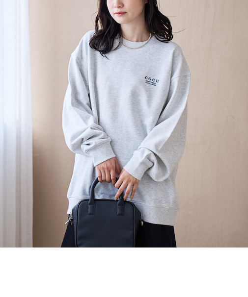【新色登場】COEN（コーエン）ロゴ刺繍 C/N裏毛スウェット