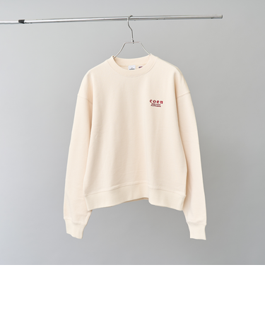 COEN（コーエン）ロゴ刺繍 C/N裏毛スウェット