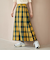 【高レビュー獲得】TRチェックプリーツスカート