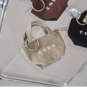 coen（コーエン）ロゴトートバッグチャーム XS